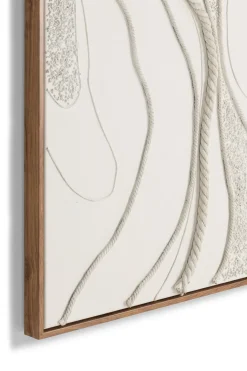 Sale XOOON Rope schilderij 100x150cm in kleur Crème shop je bij COCOmaison