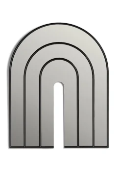 Discount XOOON Rufo spiegel 80x100cm in kleur Zwart shop je bij COCOmaison