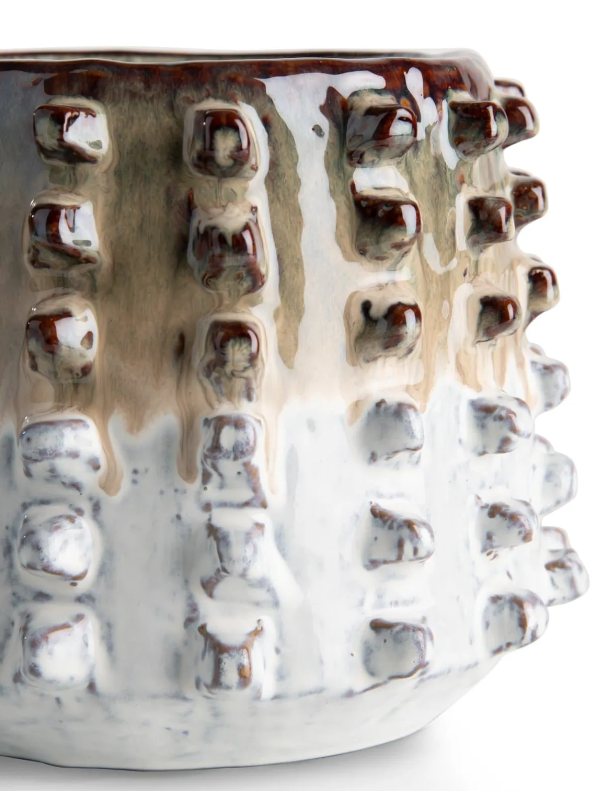 Sale XOOON Saar pot H21,5cm in de kleur Multi Color - COCOmaison