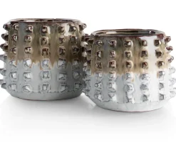 Discount XOOON Saar pot H19cm in de kleur Multi Color - COCOmaison