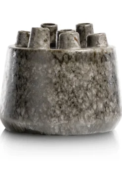 XOOON Safia vaas H21cm in de kleur Zwart - COCOmaison