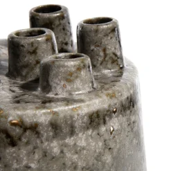 XOOON Safia vaas H21cm in de kleur Zwart - COCOmaison