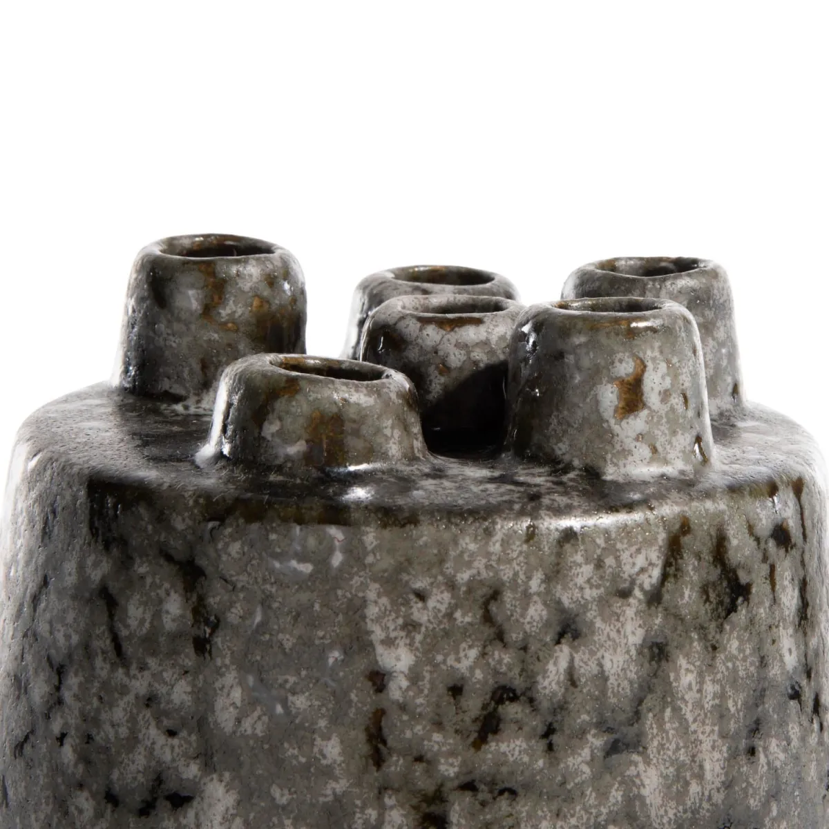 Discount XOOON Safia vaas H15cm in de kleur Zwart - COCOmaison