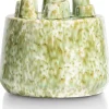 Clearance XOOON Safia vaas H21cm in de kleur Groen - COCOmaison
