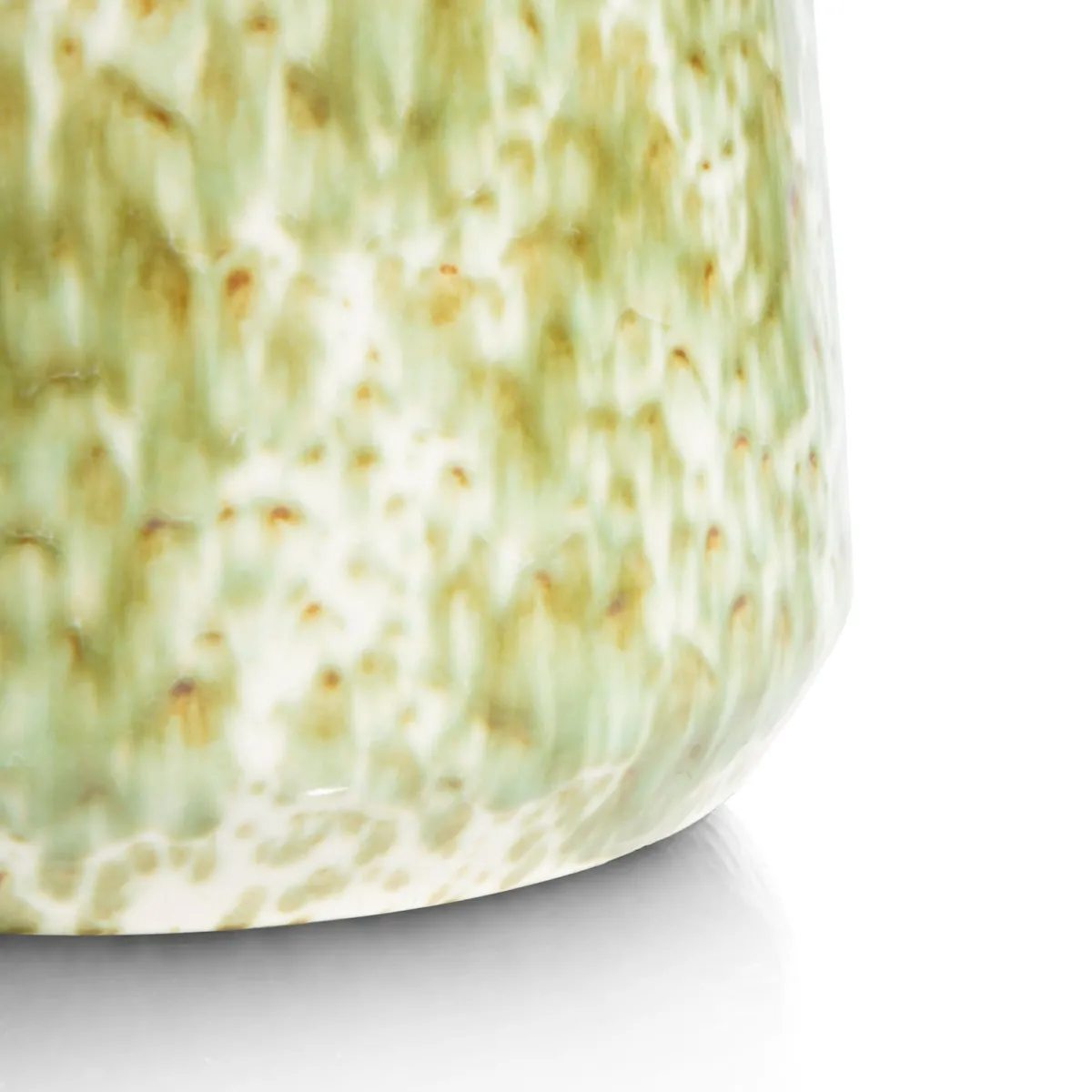 Clearance XOOON Safia vaas H21cm in de kleur Groen - COCOmaison