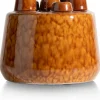 Hot XOOON Safia vaas H15cm in de kleur Bruin - COCOmaison