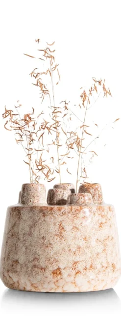 Hot XOOON Safia vaas H15cm in de kleur Beige - COCOmaison