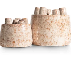 Hot XOOON Safia vaas H15cm in de kleur Beige - COCOmaison