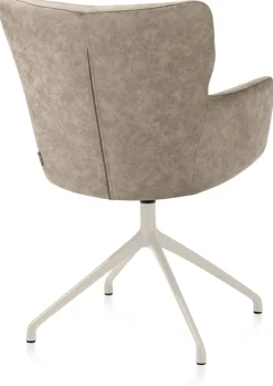 Clearance XOOON Sage, armstoel draaibaar - creme - stof Oregon - beige