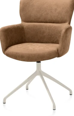 Hot XOOON Sage, armstoel draaibaar - creme - stof Oregon - Desert