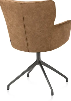 New XOOON Sage, armstoel draaibaar - graphiet - stof Oregon - Desert