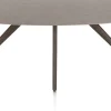 Online XOOON Saluti, EETKAMERTAFEL ELLIPS 240 X 110 CM. - 4-POOTJES - STEELBROWN - Lava