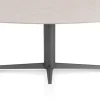 Hot XOOON Saluti, EETKAMERTAFEL ELLIPS 240 X 110 CM. - CENTRALE POOT - GRAPHIET - Light sand