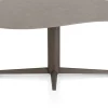 Discount XOOON Saluti, EETKAMERTAFEL ORGANISCH 180 X 120 CM. - CENTRALE POOT - STEELBROWN - Lava