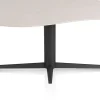 New XOOON Saluti, EETKAMERTAFEL ORGANISCH 180 X 120 CM. - CENTRALE POOT - ROUGH OFF BL - Light sand