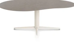 Clearance XOOON Saluti, EETKAMERTAFEL ORGANISCH 210 X 120 CM. - CENTRALE POOT - CRÈME - Lava