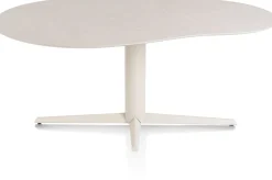 Best XOOON Saluti, EETKAMERTAFEL ORGANISCH 180 X 120 CM. - CENTRALE POOT - CRÈME - Light sand