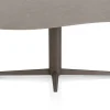 Outlet XOOON Saluti, EETKAMERTAFEL ORGANISCH 210 X 120 CM. - CENTRALE POOT - STEELBROWN - Lava
