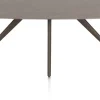 Best XOOON Saluti, EETKAMERTAFEL OVAAL 240 X 110 CM. - 4-POOTJES - STEELBROWN - Lava