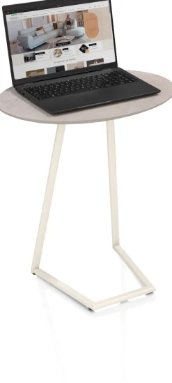 Sale XOOON Salutina, laptop tafeltje - crème