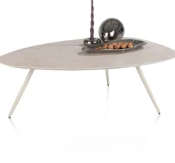 Best XOOON Salutina, salontafel 110 x 80 cm - 3 pootjes - crème
