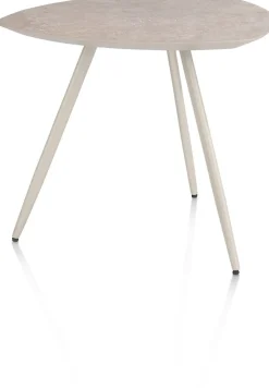 Online XOOON Salutina, salontafel 53 x 53 cm - 3 pootjes - crème