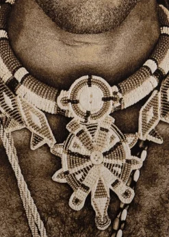 Outlet XOOON Samburu Warrior schilderij in de kleur Multi Color - COCOmaison