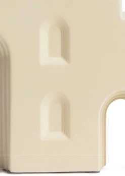 Clearance XOOON Skala kandelaar (H17.6cm) in de kleur Creme - COCOmaison