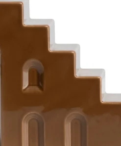 Discount XOOON Skira kandelaar (H11.8cm) in de kleur Bruin - COCOmaison