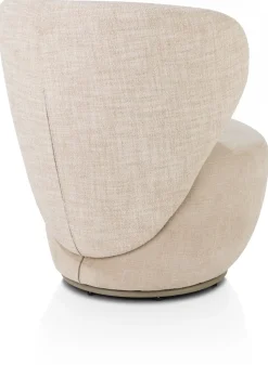 Online XOOON Solee fauteuil - draaibaar in de kleur Crème -