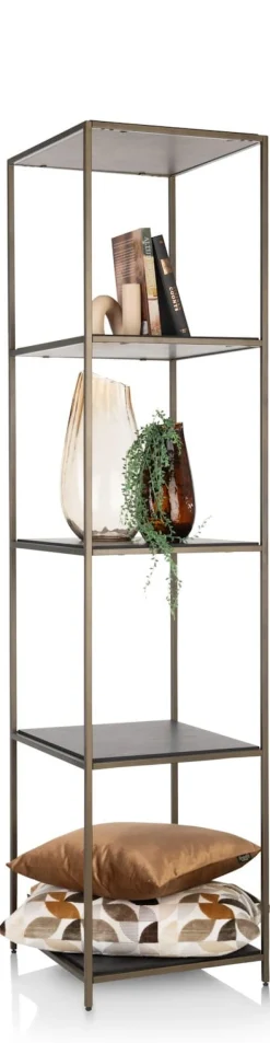 New XOOON Stand up rek 45x50x193cm in de kleur Goud - COCOmaison