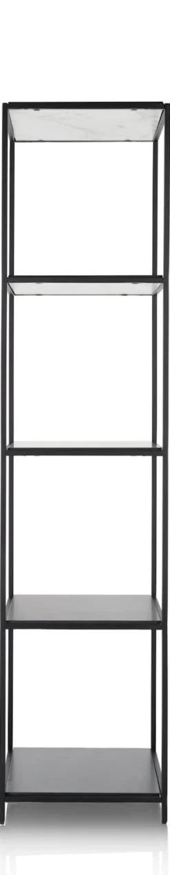 Online XOOON Stand up rek 45x50x193cm in de kleur Zwart - COCOmaison