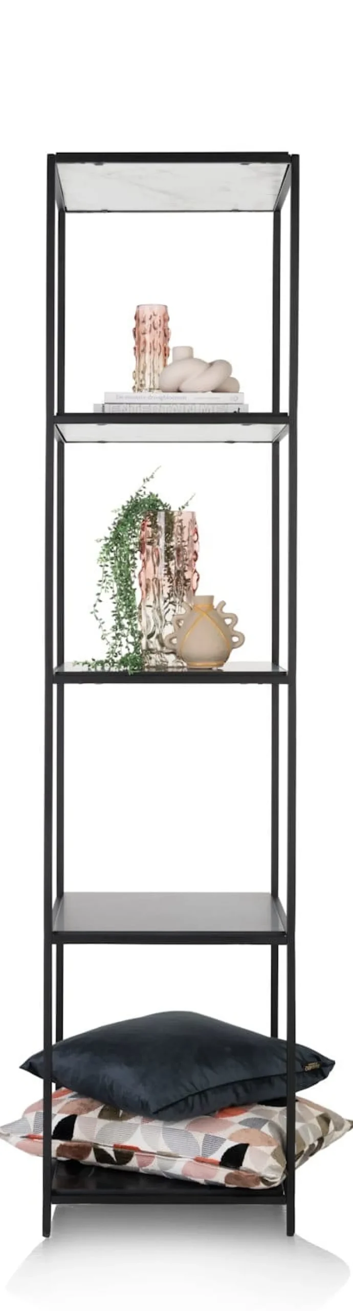 Online XOOON Stand up rek 45x50x193cm in de kleur Zwart - COCOmaison