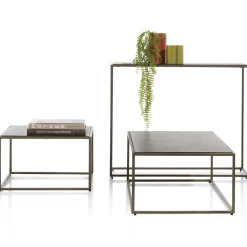 Clearance XOOON Stand Up salontafel in de kleur Goud - COCOmaison