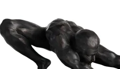 XOOON Stretching beeld H19cm in de kleur Zwart - COCOmaison