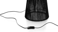 Discount XOOON Tali vloerlamp 1*E27 H120cm in de kleur Zwart - COCOmaison