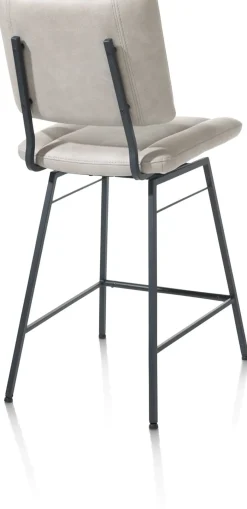 Clearance XOOON TATUM barstoel - draaibaar - stof Pala - lichtgrijs