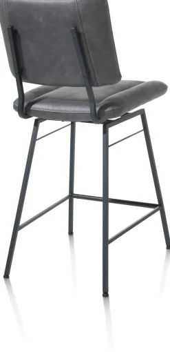 New XOOON TATUM barstoel - draaibaar - stof Pala - antraciet