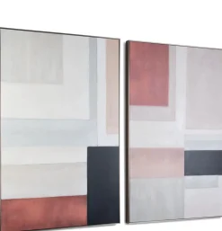 XOOON Tijn schilderij 90x140cm in de kleur Multi Color - COCOmaison