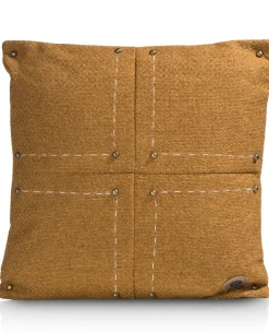 Clearance XOOON Timeless Avery kussen 50x50cm in de kleur Geel - COCOmaison