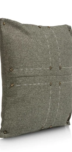 Outlet XOOON Timeless Avery kussen 50x50cm in de kleur Olijf - COCOmaison