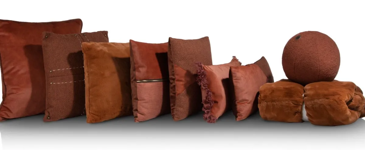 New XOOON Timeless Evie kussen 45x45cm in de kleur Koper - COCOmaison