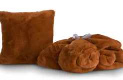 Sale XOOON Timeless Evie plaid 130x160cm in de kleur Koper - COCOmaison