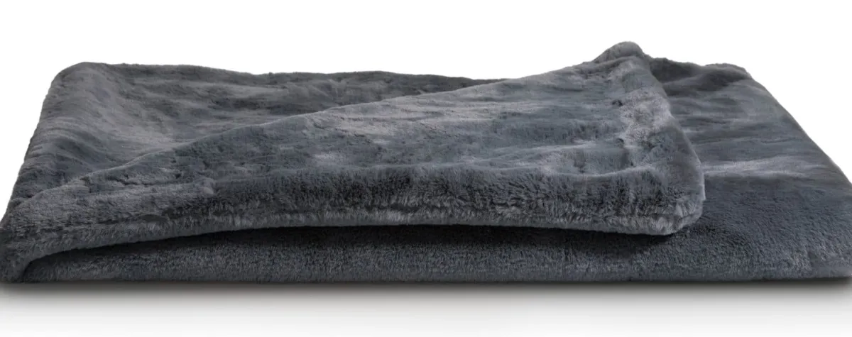 Hot XOOON Timeless Evie plaid 130x160cm in de kleur Antraciet