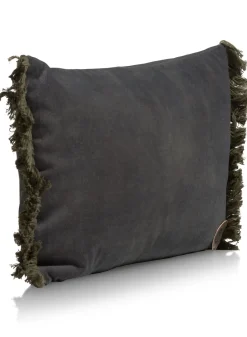 Sale XOOON Timeless Mila kussen 30x50cm in de kleur Olijf - COCOmaison