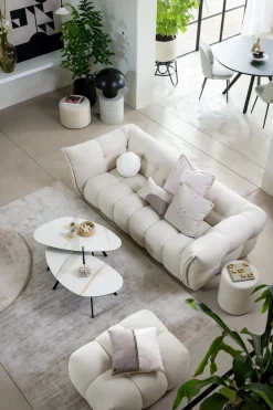 Hot XOOON Timeless Scott kussen dia 25cm in de kleur Beige - COCOmaison