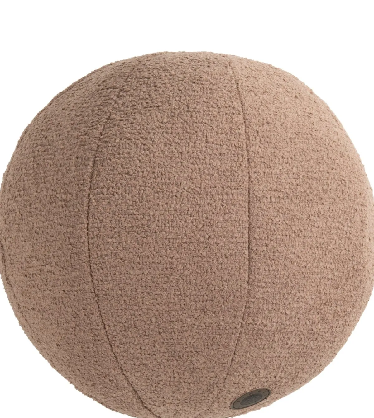 Outlet XOOON Timeless Scott kussen dia 25cm in de kleur Camel - COCOmaison