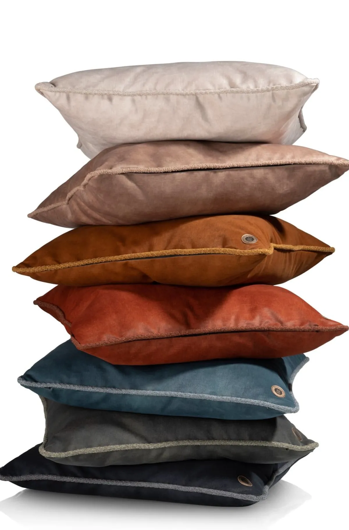 Online XOOON Timeless Sean kussen 60x60cm in de kleur Blauw - COCOmaison