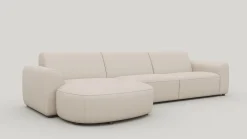 Clearance XOOON Tineo, loungebank links - Livigno - Creme