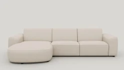 Outlet XOOON Tineo, loungebank links - Livigno - Creme